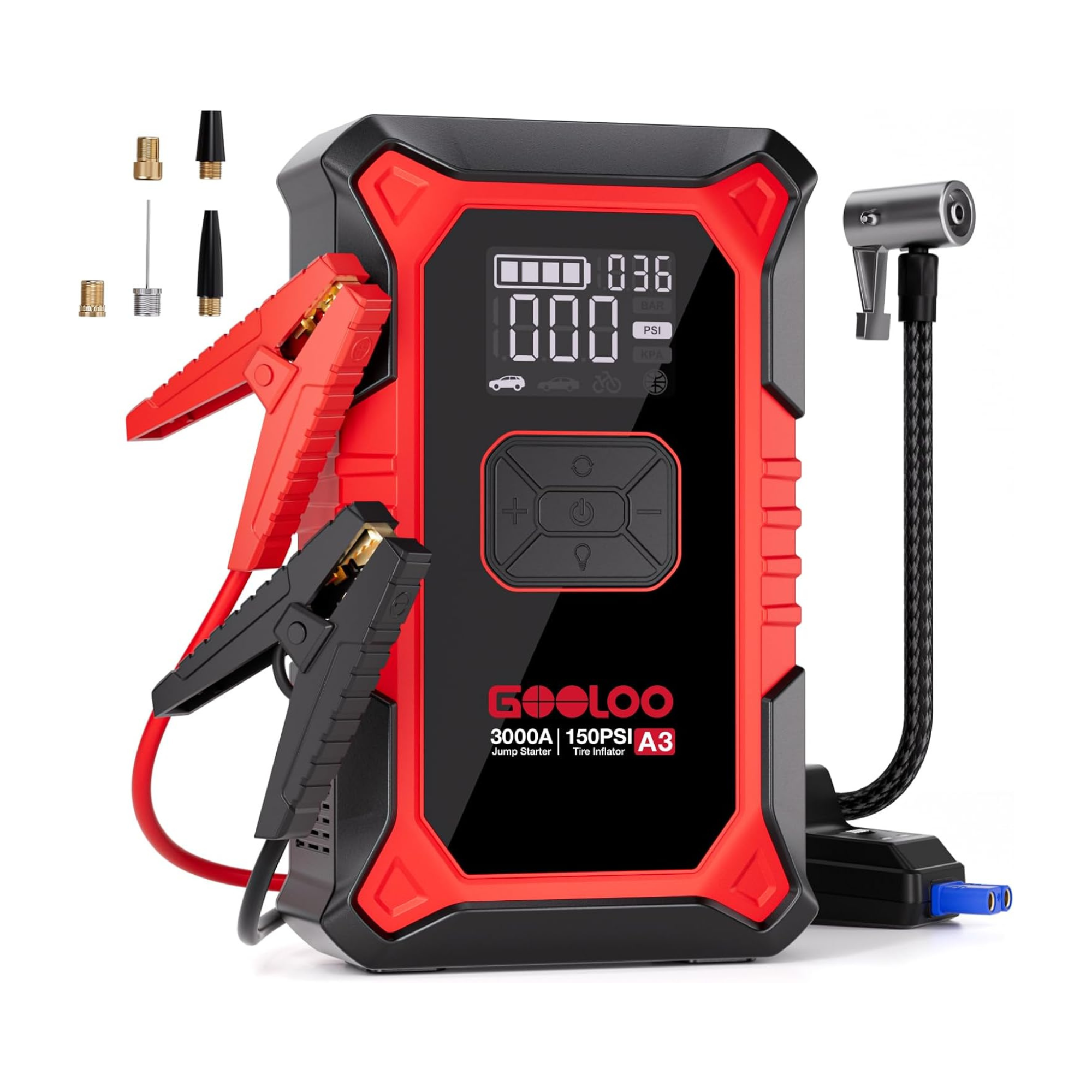 GOOLOO A3 Jump Starter 3000A