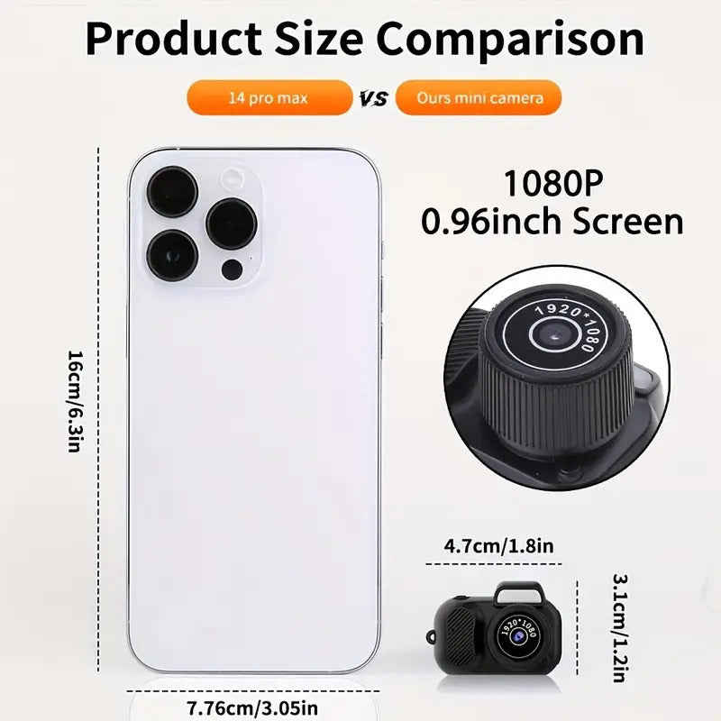 Key Chain Mini Camera - 32GB Camcorder 1080P