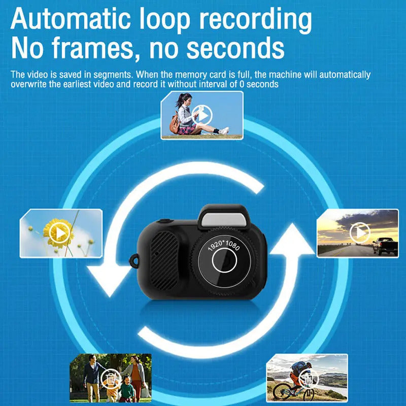 Key Chain Mini Camera - 32GB Camcorder 1080P