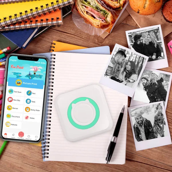 Pocket Wireless Thermal Printer Portable Mini Sticker