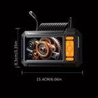 4.3-inch Industrial Endoscope 8mm HD Digital Inspection Camera IP67 Waterproof Rating Battery-Powered Ideal For Vehicle Maintenance, Machine Inspection, Blockage Removal, And Medical Equipment