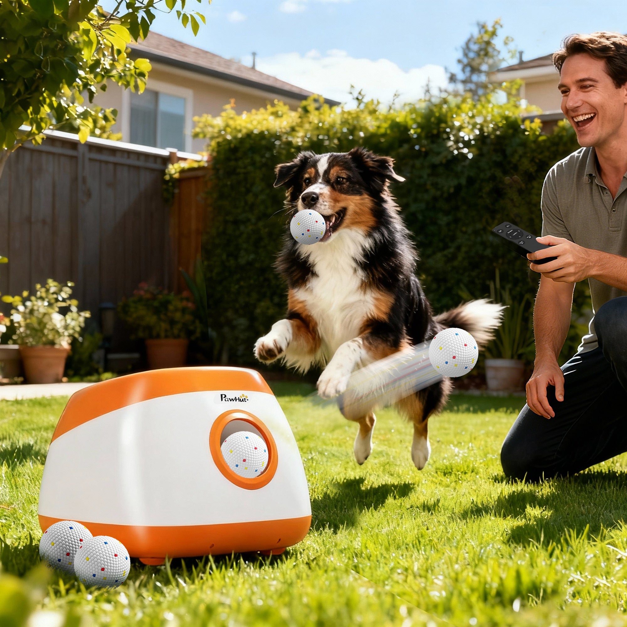 Automatic Dog Ball Launcher With 26-80 FT Distance