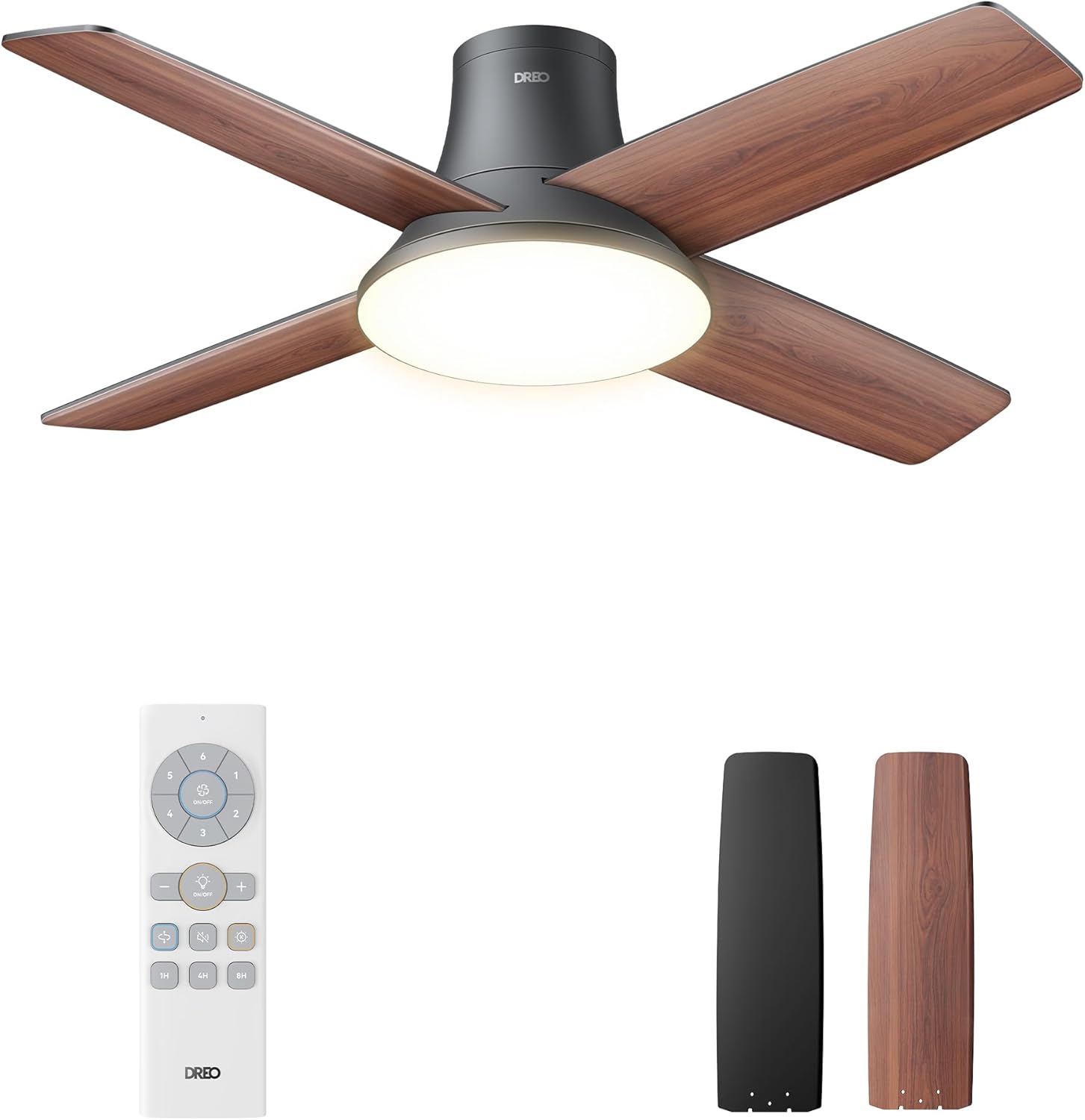 Dreo Ceiling Fan with Light – Smart, Quiet & Modern Cooling