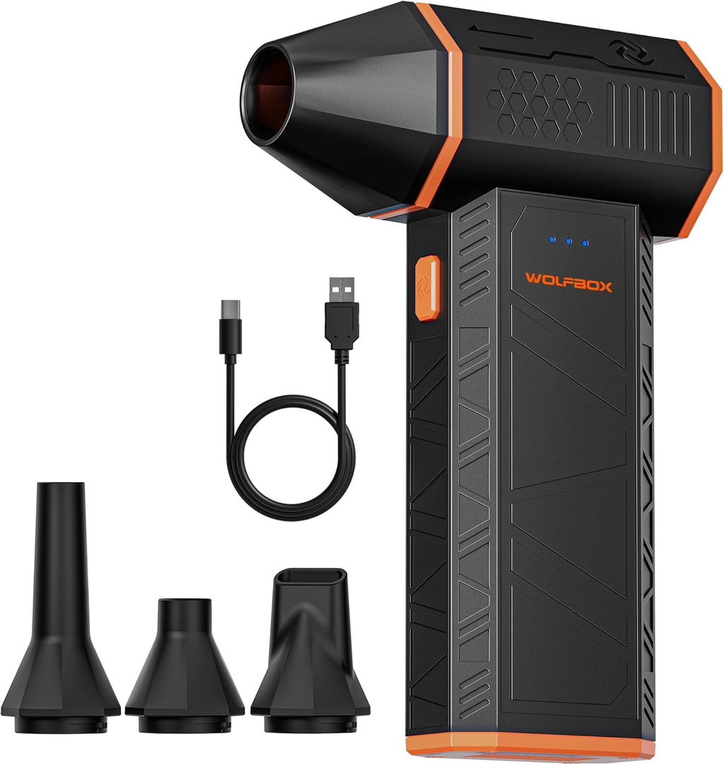 WOLFBOX MF50 Compressed Air Duster-110000RPM Super Power Electric Air Duster