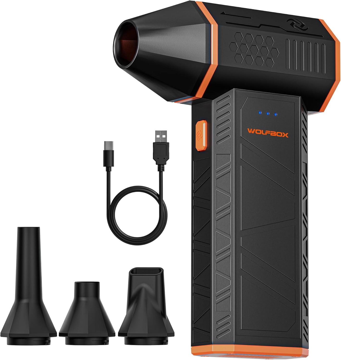 WOLFBOX MF50 Compressed Air Duster-110000RPM Super Power Electric Air Duster