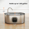 Stainless Steel Cat Water Fountain With Filters 246 Oz./7L