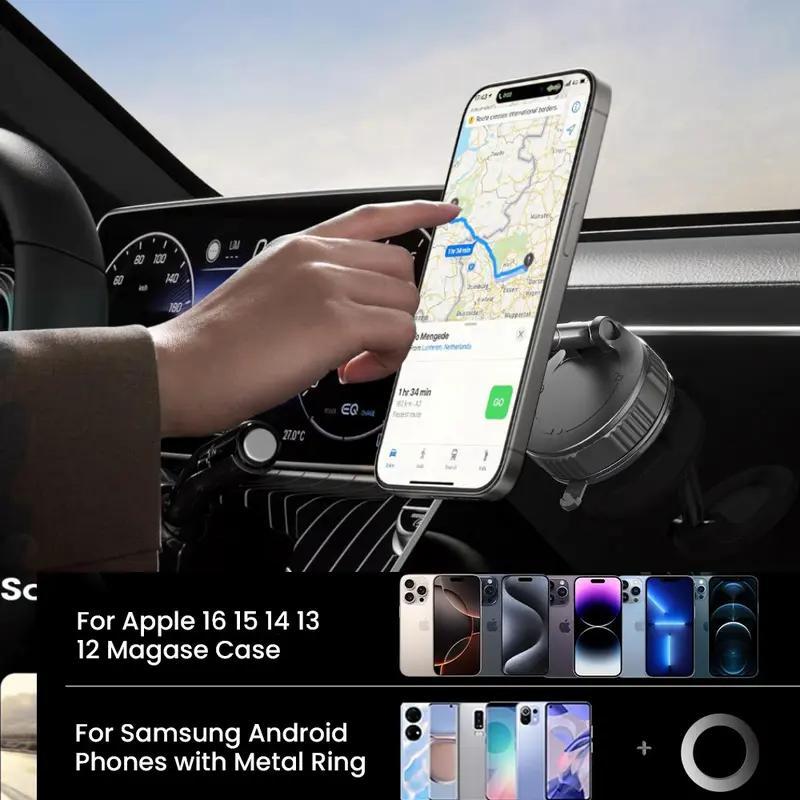 FlexMount™ Retractable Magnetic Car Phone Holder