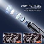 4.3-inch Industrial Endoscope 8mm HD Digital Inspection Camera IP67 Waterproof Rating Battery-Powered Ideal For Vehicle Maintenance, Machine Inspection, Blockage Removal, And Medical Equipment