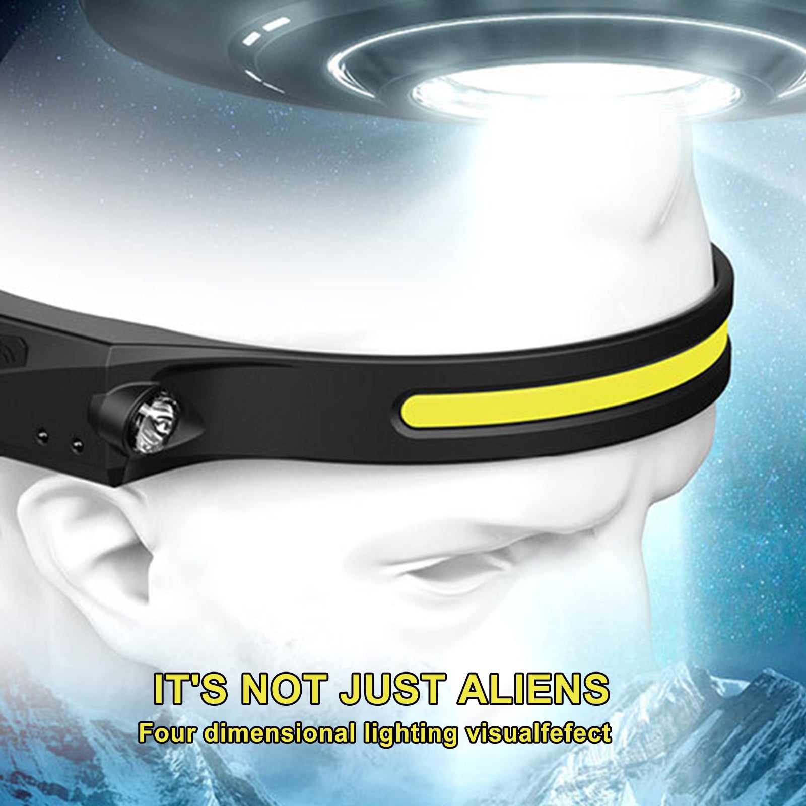 LED Headlamp Flashlight USB Rechargeable Waterproof