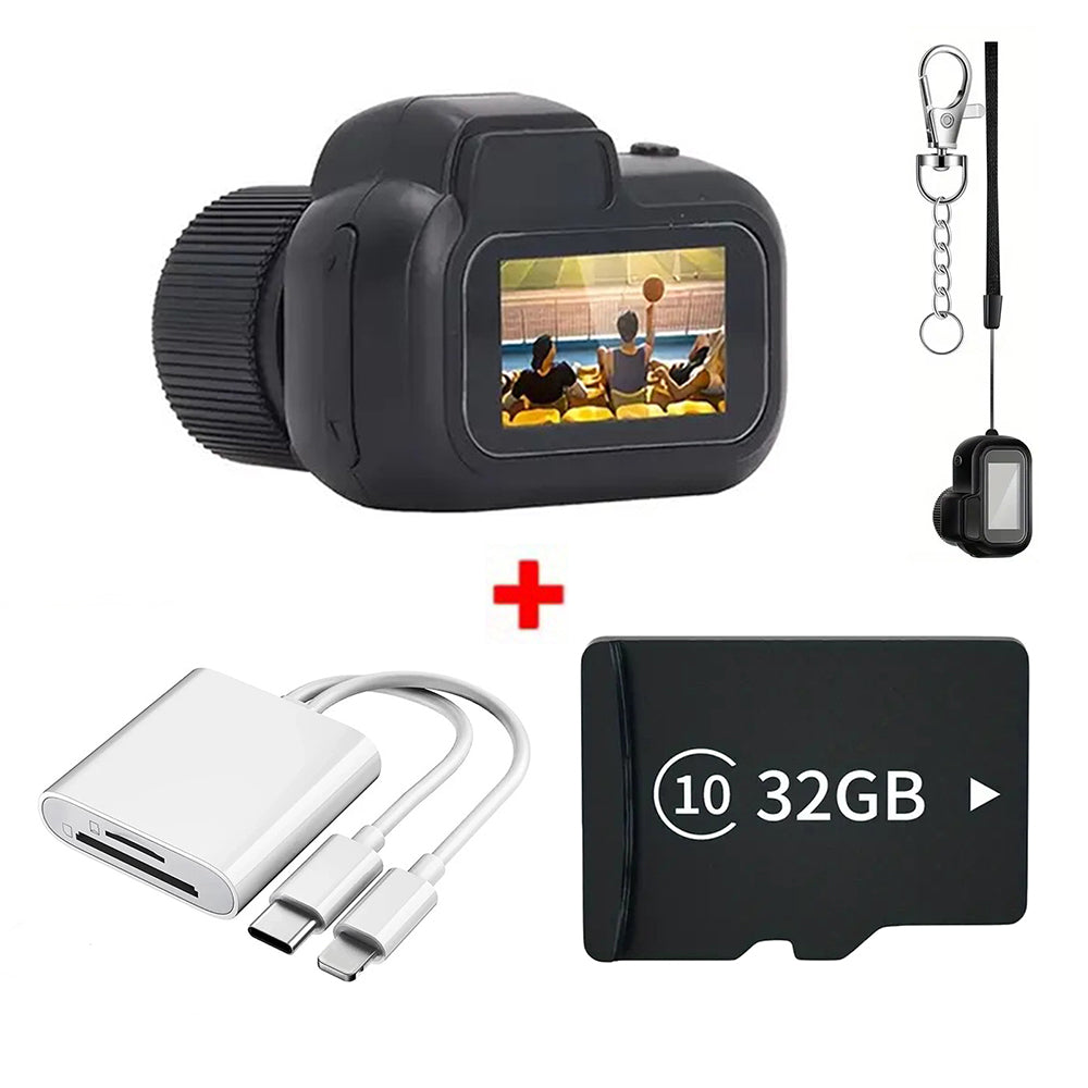 Key Chain Mini Camera - 32GB Camcorder 1080P