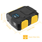 Tire Inflator 12V DC 120W 150PSI With LCD Electric Air Compressor 25L Per Min Large Air Flow